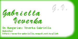 gabriella veverka business card